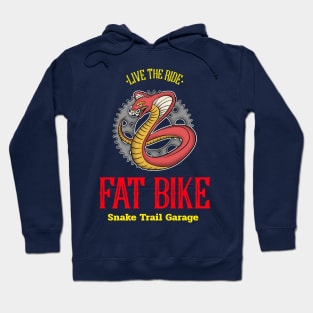 Live The Ride Fat Bike Mountain Biking Hoodie